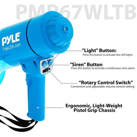 Pyle Megaphone, PMP67WLTB PMP67WLTB